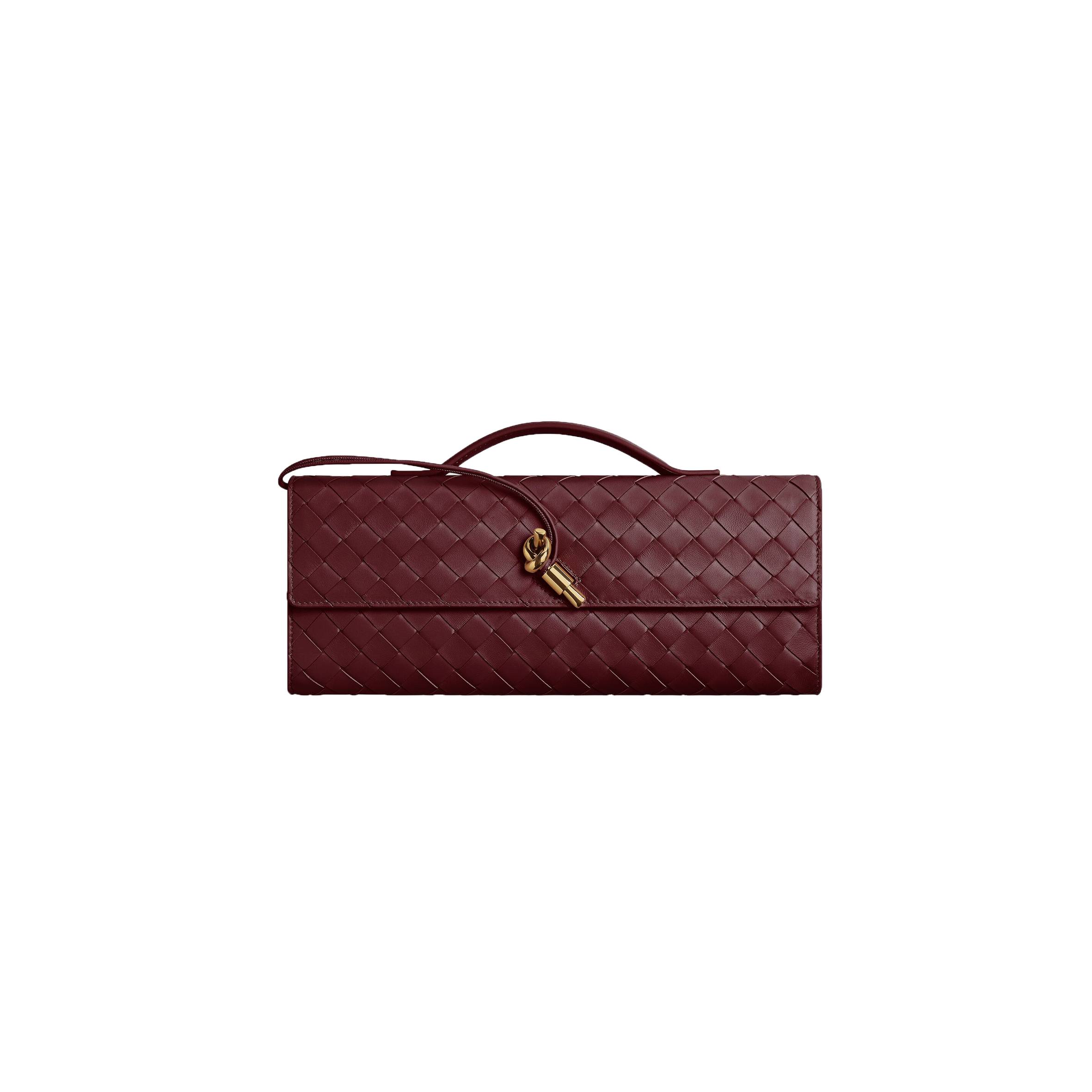 bo*te*ga Ve*ne*ta long clutch andiamo with handle (31*13*3cm)